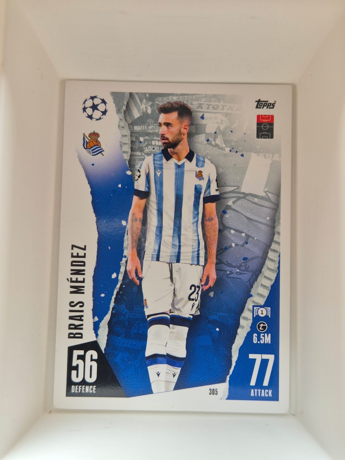 Brais Méndez – Real Sociedad – Topps Match Attax UEFA Champions League #305 Base
