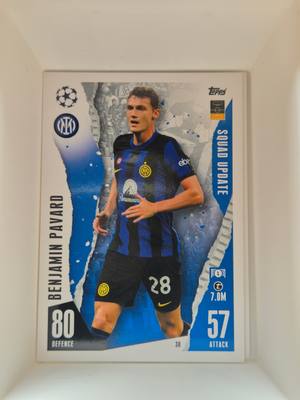 Benjamin Pavard - Inter Milan - Topps Match Attax UEFA Champions League 2023/24 #166 – Inter Milan – Match Attax – 2023/24 gyűjtői kártya