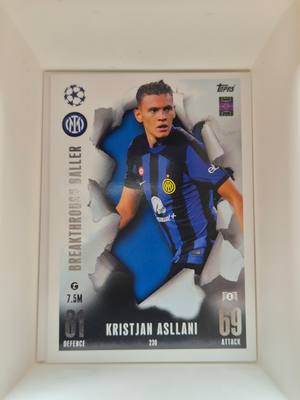 Kristjan Asllani – Inter Milan – Topps Breakthrough Baller #230 – Inter Milan – Breakthrough Baller gyűjtői kártya