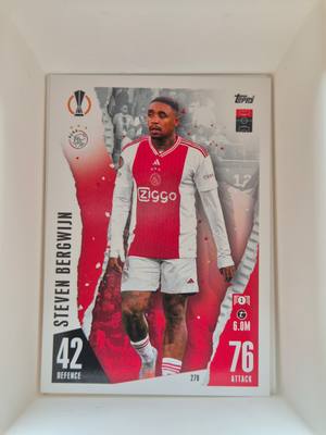 Steven Bergwijn – Ajax – Topps Match Attax UEFA Europa League #270 Base – Ajax – Match Attax gyűjtői kártya