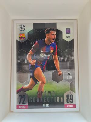 Pedri – FC Barcelona – Topps Match Attax UEFA Champions League Crowd Connection #240 – FC Barcelona – Match Attax gyűjtői kártya