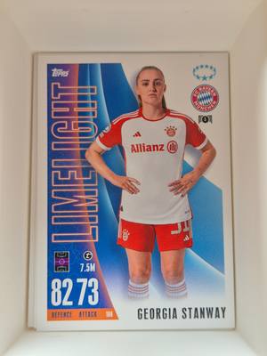 Georgia Stanway – FC Bayern München – Topps Match Attax Champions League 2023/24 #166 – FC Bayern München – Match Attax – 2023/24 gyűjtői kártya