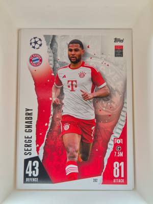 Serge Gnabry – FC Bayern München – Topps Match Attax Champions League 202 #202 – FC Bayern München – Match Attax gyűjtői kártya