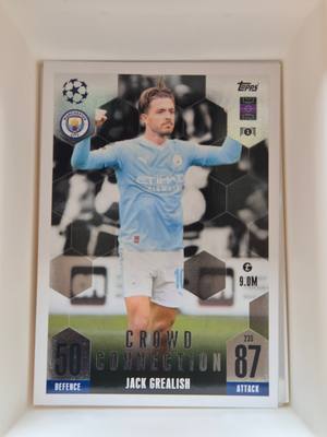 Jack Grealish – Manchester City – Topps Crowd Connection 2023/24 #235 – Manchester City – Crowd Connection gyűjtői kártya