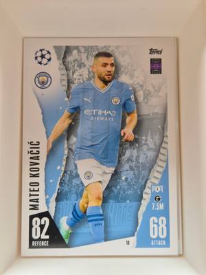 Mateo Kovačić – Manchester City – Topps Match Attax UEFA Champions League 2023/24 #1 – Manchester City – Match Attax – 2023/24 gyűjtői kártya
