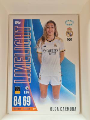 Olga Carmona – Real Madrid – Topps Limelight UEFA Champions League #177 – Real Madrid – Limelight gyűjtői kártya