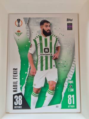 Nabil Fekir – Real Betis – Topps Match Attax UEFA Europa League #313 Base – Real Betis – Match Attax gyűjtői kártya
