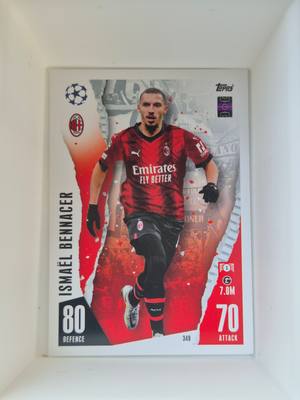 Ismaël Bennacer – AC Milan – Topps Match Attax UEFA Champions League #349 – AC Milan – Match Attax gyűjtői kártya