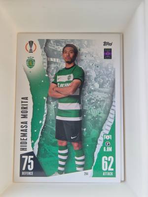 Hidemasa Morita - Sporting CP - Topps Match Attax UEFA Europa League #294 – Sporting CP – Match Attax gyűjtői kártya