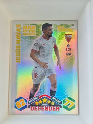 Jesús Navas - Sevilla FC - Topps Heritage 2023/24 Man of the Match #318 – Sevilla FC – Heritage gyűjtői kártya