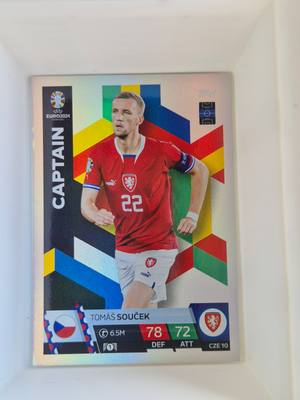 Tomáš Souček – Czech Republic – Topps UEFA EURO 2024 Match Attax Captain CZE 10 – Cseh válogatott – Captain – 2023/24 gyűjtői kártya