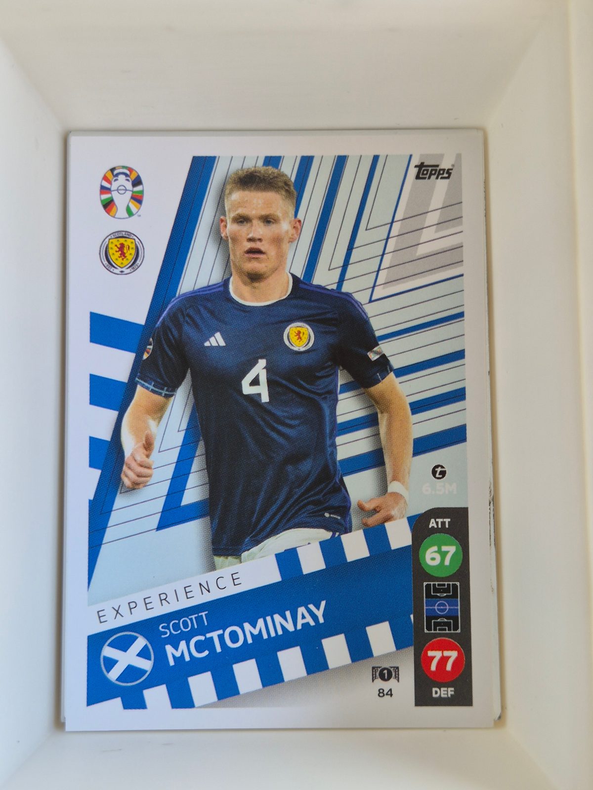 Scott McTominay – Scotland – Topps UEFA Euro 2024 Experience #1 Base
