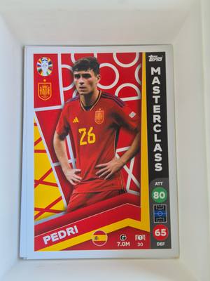 Pedri – Spain – Topps UEFA Nations League Masterclass Base – Spanyol válogatott – Masterclass gyűjtői kártya