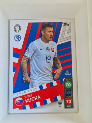 Juraj Kucka – Slovakia National Team – Topps UEFA Euro 2024 Match Attax Experience #89 Base – Szlovák válogatott – Experience – 2024 gyűjtői kártya