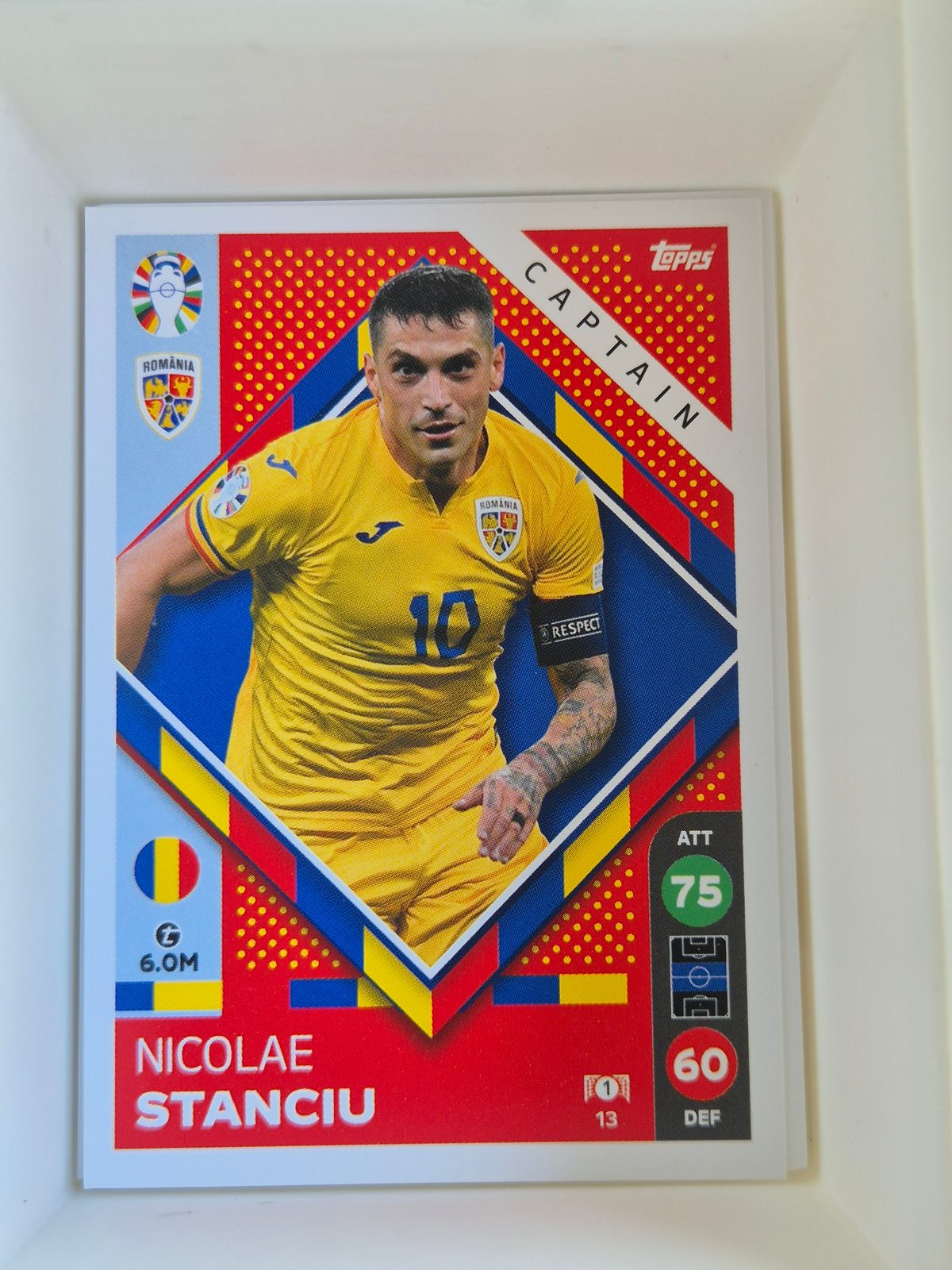 Nicolae Stanciu – Romania – Topps UEFA Euro 2024 Match Attax Captain