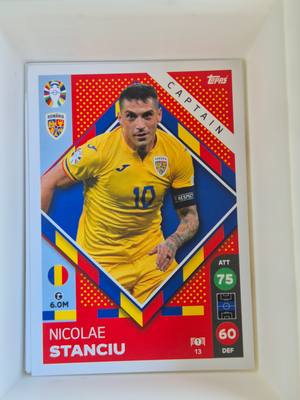 Nicolae Stanciu – România – Topps Match Attax UEFA Champions League 2023/24 #13 – Román válogatott – Match Attax – 2023/24 gyűjtői kártya