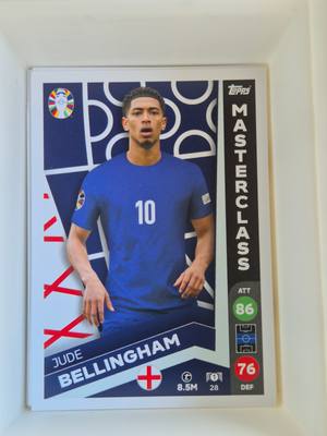 Jude Bellingham – England – Topps UEFA EURO Masterclass 2024 – Angol válogatott – Masterclass – 2024 gyűjtői kártya