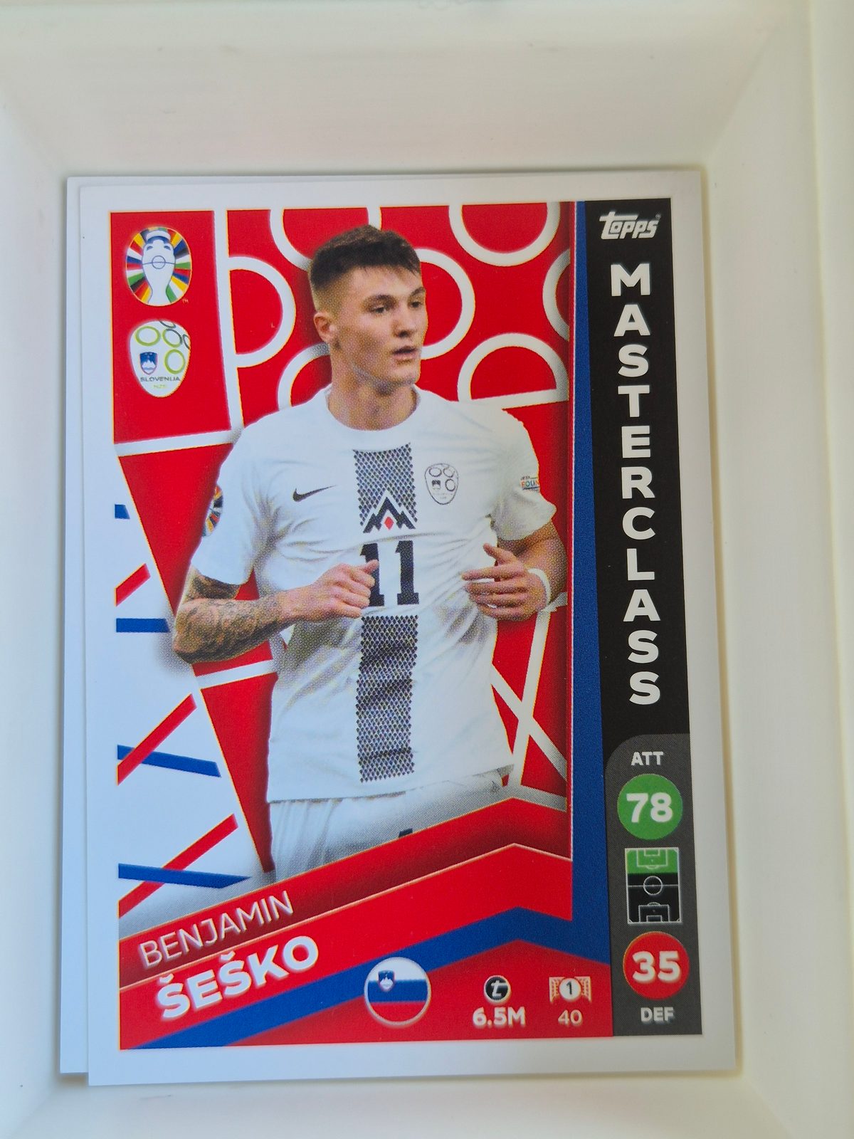 Benjamin Šeško – Szlovénia – Topps Masterclass UEFA Euro
