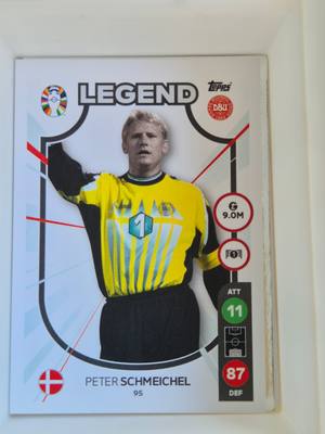 Peter Schmeichel – Denmark – Topps UEFA EURO LEGENDS – Dán válogatott – UEFA EURO LEGENDS gyűjtői kártya