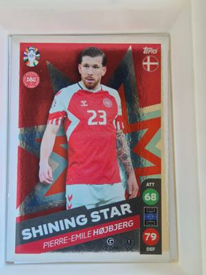 Pierre-Emile Højbjerg - Denmark - Topps Shining Star - UEFA Euro – Dán válogatott – Shining Star gyűjtői kártya