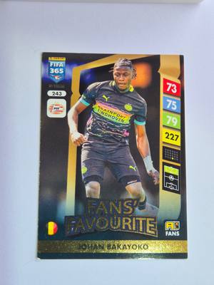 Johan Bakayoko – PSV Eindhoven – Panini FIFA 365 Adrenalyn XL 2023/24 #243 Fans' Favourite – PSV Eindhoven – Adrenalyn XL gyűjtői kártya