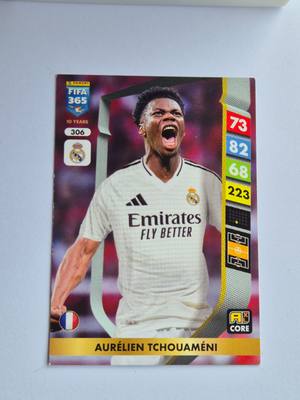 Aurélien Tchouaméni – Real Madrid – Panini FIFA 365 Core #306 Base – Real Madrid – Core gyűjtői kártya
