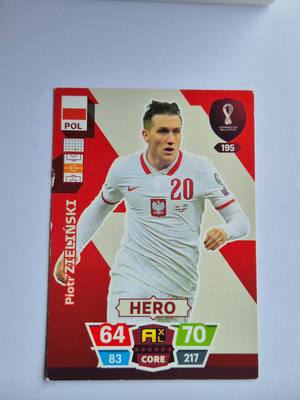 Piotr Zieliński – Poland – Panini FIFA World Cup Qatar 2022 Match Attax #195 Hero – Lengyel válogatott – Match Attax – 2022 gyűjtői kártya