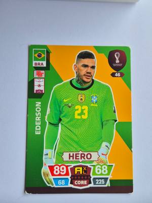 Ederson – Brazil – Panini FIFA World Cup Qatar 2022 Match Attax #46 Hero – Brazil válogatott – Hero – 2022 gyűjtői kártya