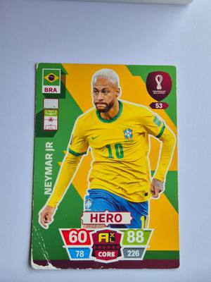 Neymar Jr – Brazil – Panini FIFA World Cup Qatar 2022 Adrenalyn XL #53 Hero – Brazil válogatott – Adrenalyn XL – 2022 gyűjtői kártya