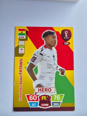 Issahaku Abdul Fatawu – Ghana – Panini FIFA World Cup Qatar 2022 Adrenalyn XL Hero #134 – Ghánai válogatott – Adrenalyn XL – 2022/23 gyűjtői kártya
