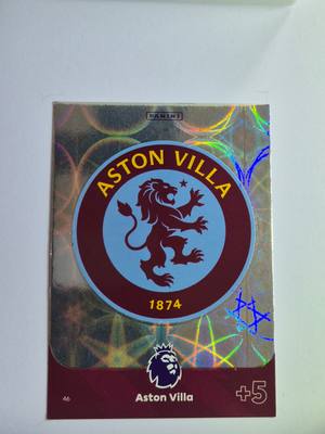 Aston Villa - Premier League - Panini Card #46 – Aston Villa gyűjtői kártya