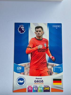 Pascal Groß – Brighton & Hove Albion – Panini Adrenalyn XL 2023/24 #90 – Brighton & Hove Albion – Adrenalyn XL – 2023/24 gyűjtői kártya