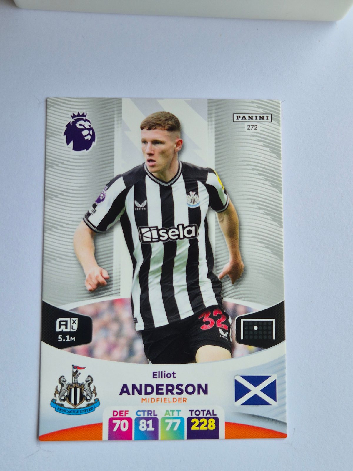 Elliot Anderson – Newcastle United – Panini Adrenalyn XL Premier League 2023 #272