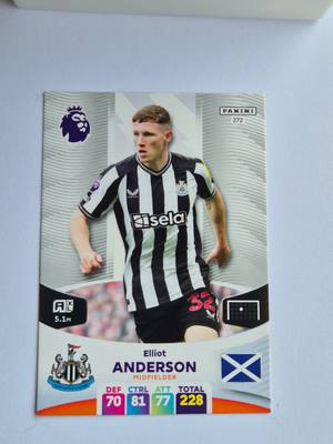 Elliot Anderson – Newcastle United – Panini Adrenalyn XL Premier League 2023 #272 – Newcastle United – Adrenalyn XL – 2023 gyűjtői kártya