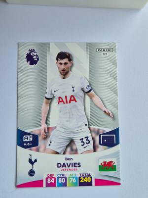 Ben Davies – Tottenham Hotspur – Panini Premier League Adrenalyn XL 2023/24 #323 Base – Tottenham Hotspur – Adrenalyn XL – 2023/24 gyűjtői kártya
