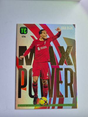 Virgil van Dijk – Liverpool – Panini Top Class 2023/24 #174 Max Power – Liverpool – Top Class gyűjtői kártya