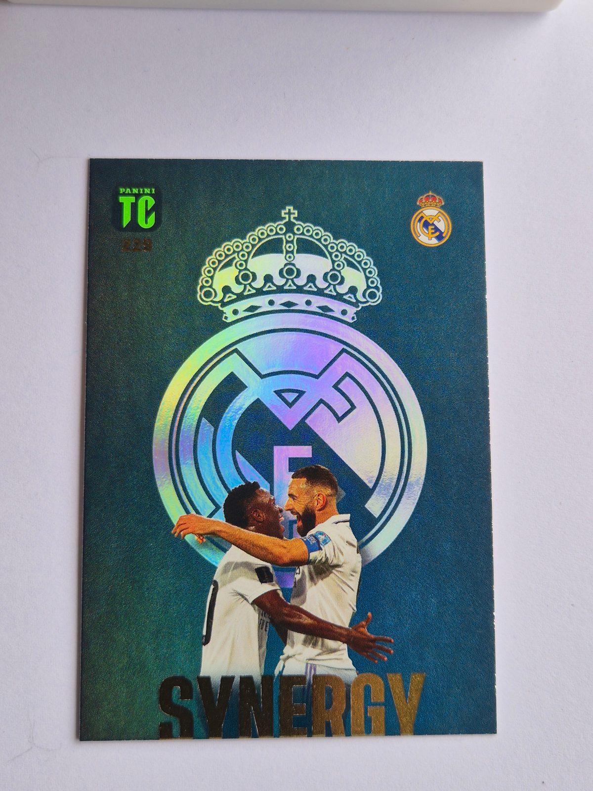Vinícius Júnior & Karim Benzema - Real Madrid - Panini Top Class 2023/24 Synergy #223