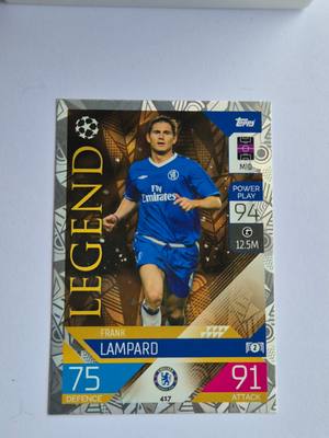 Frank Lampard – Chelsea – Topps Match Attax Legend #417 – Chelsea – Legend gyűjtői kártya