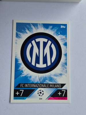 FC Internazionale Milano – Topps Match Attax UEFA Champions League #334 Base – Inter Milan – Match Attax gyűjtői kártya