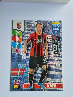 Simon Kjær – AC Milan – Panini FIFA 365 Titan #256 Foil – AC Milan – Titan gyűjtői kártya